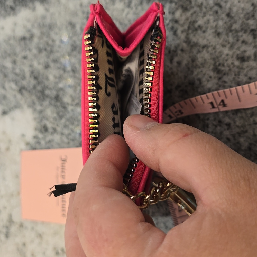 Juicy Couture Pink Wallet with Gold Accents - Picture 3 of 3